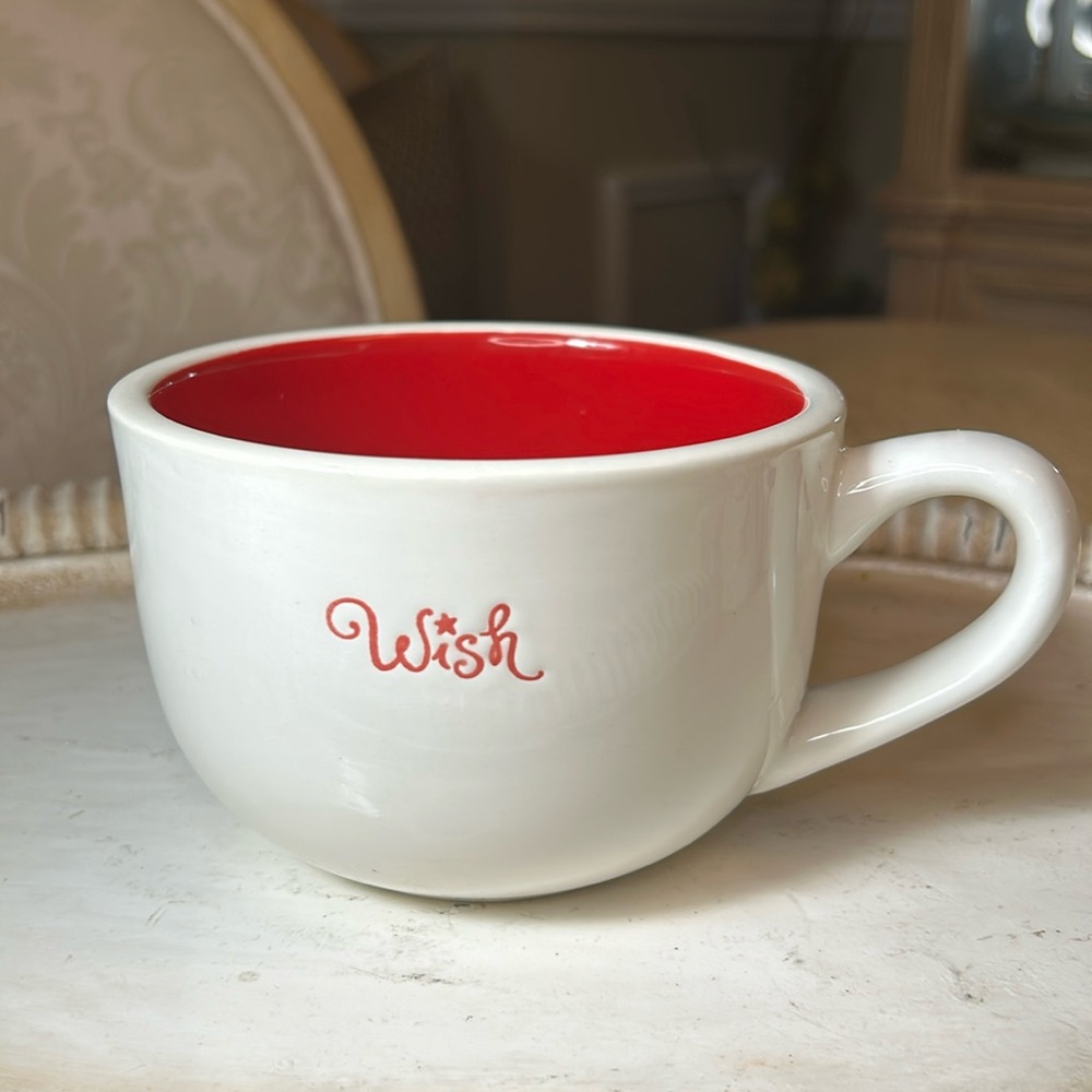 Dutch Wax Handpainted “Wish” Mug